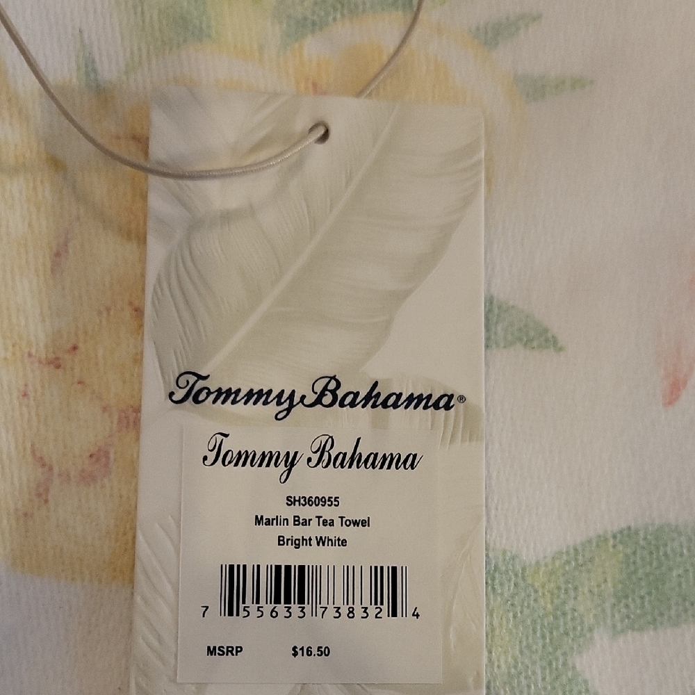 Tommy Bahama Tropical Marlin Bar Towel - Picture 2 of 4